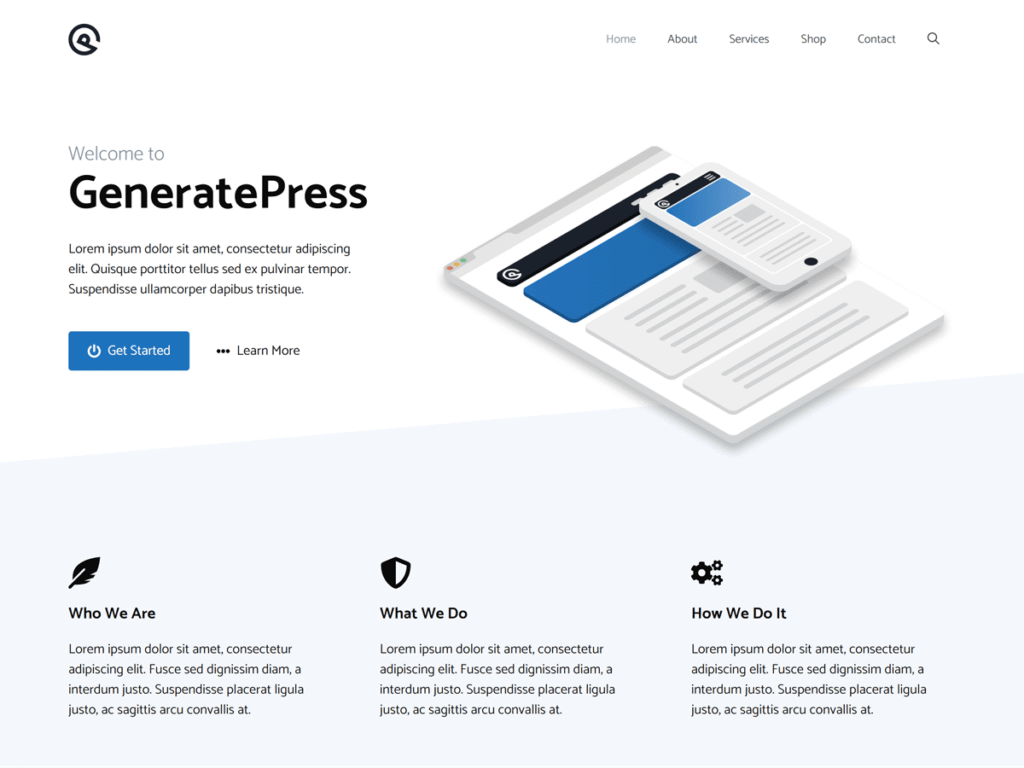 theme generatepress wordpress