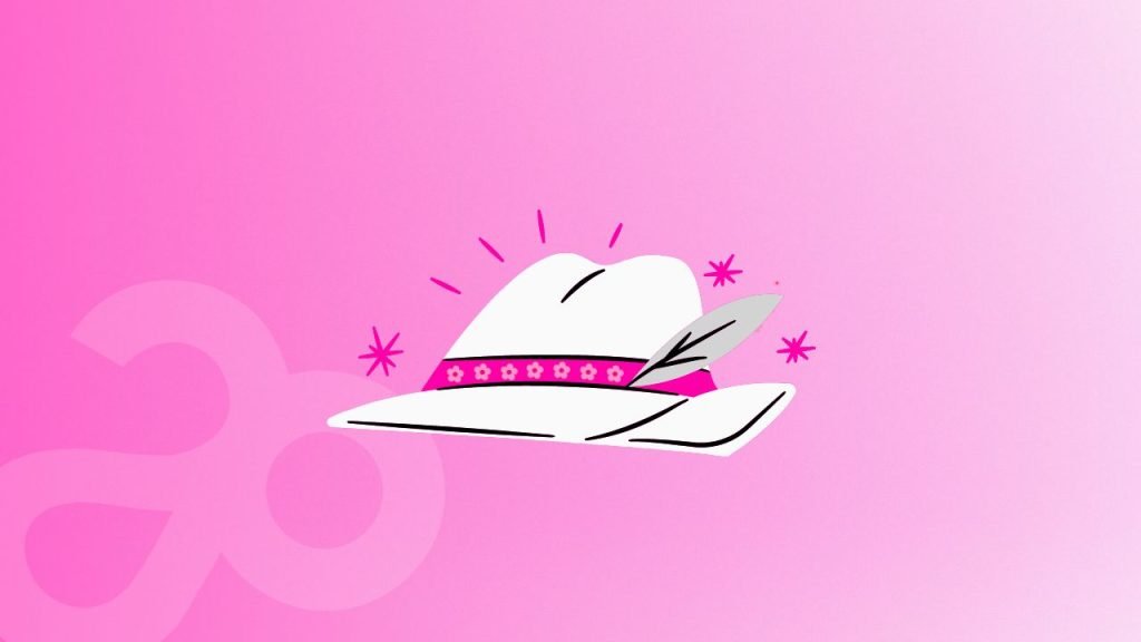 chapeau blanc avec une plume