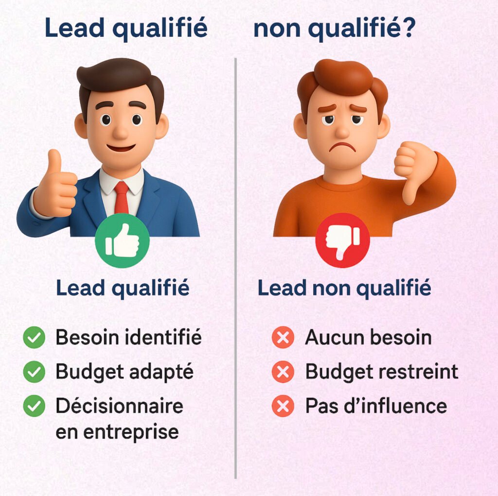 Qualifié vs Lead non qualifié