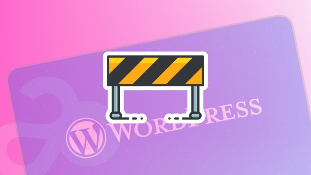 Maintenance-site-WordPress