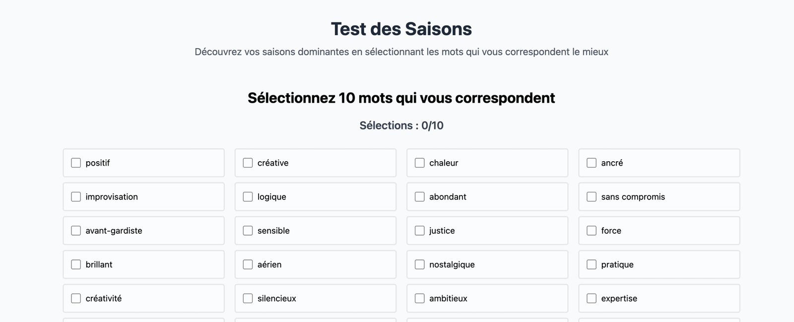 Mini outils créé avec un outil de cursor qu'on a utilisé comme leadmagnet