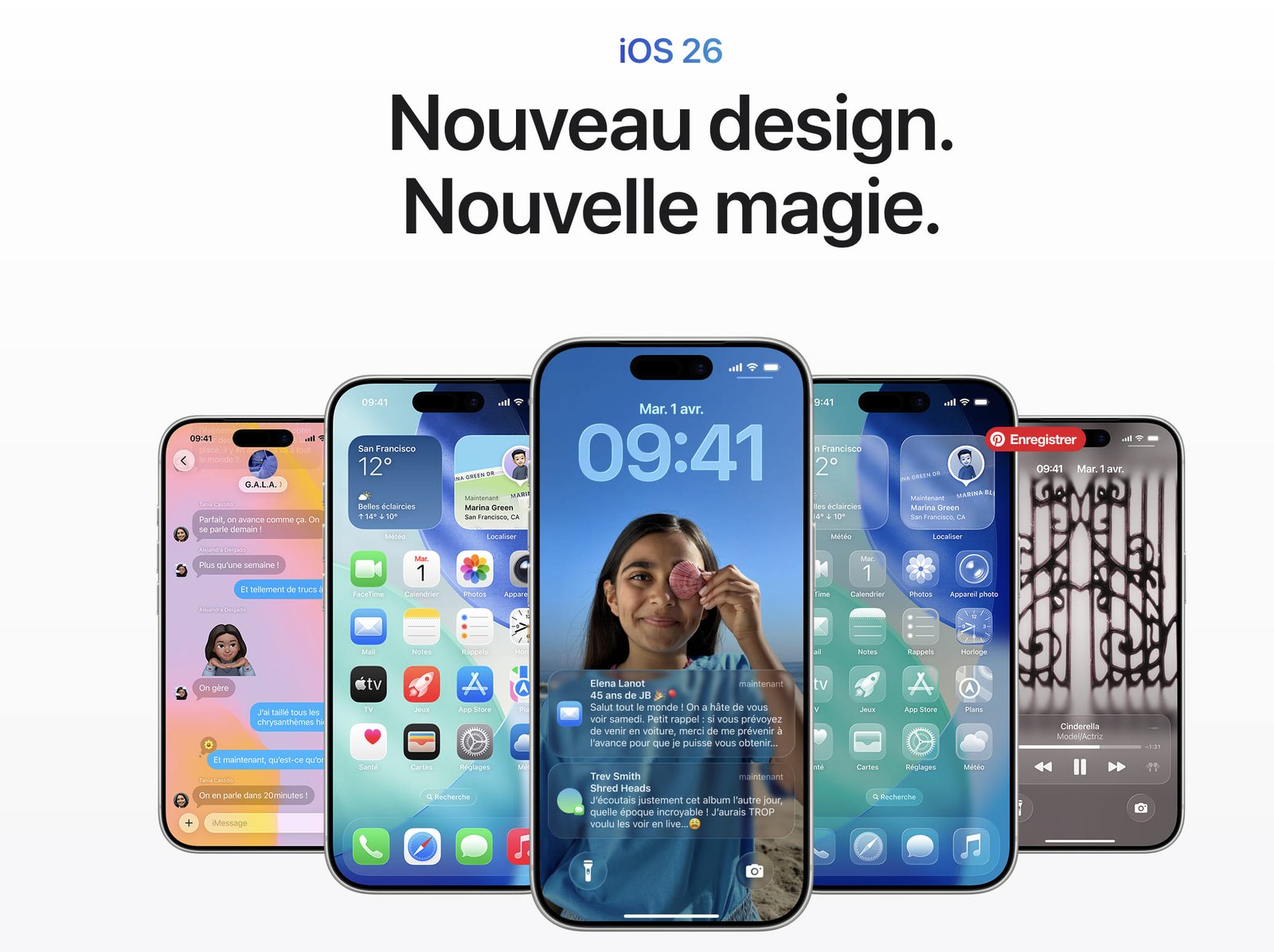 Ios26 qui a populariser le style glassmorphism