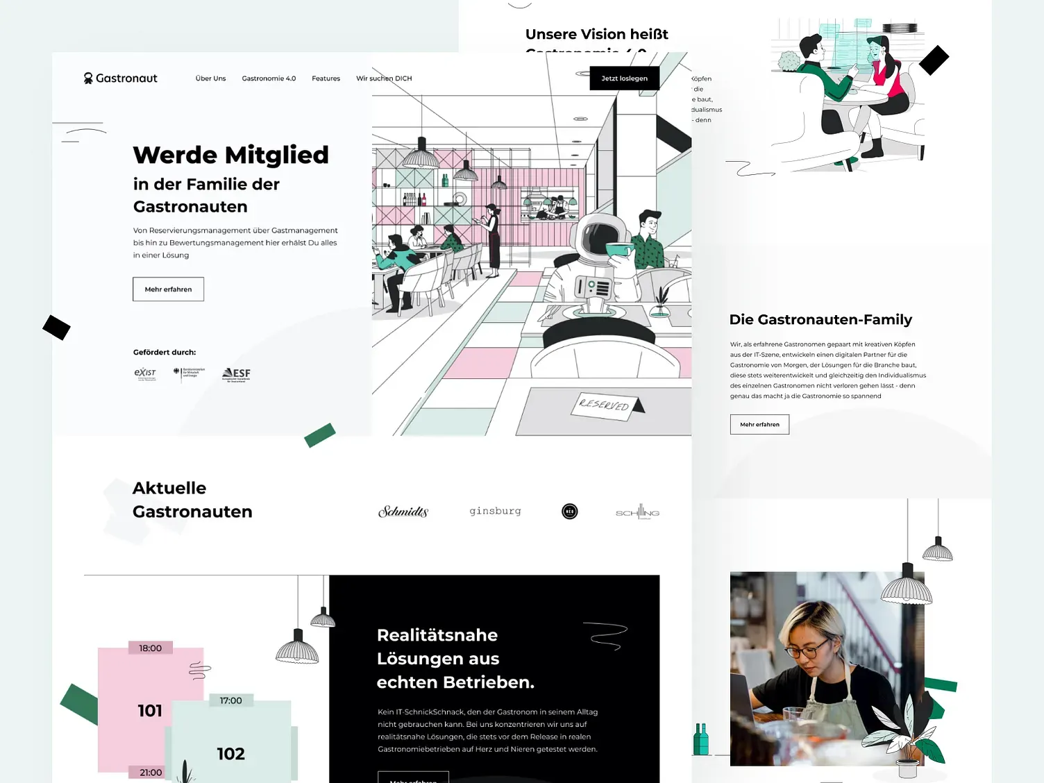 Exemple de design tendance en 2026 , design style fait main